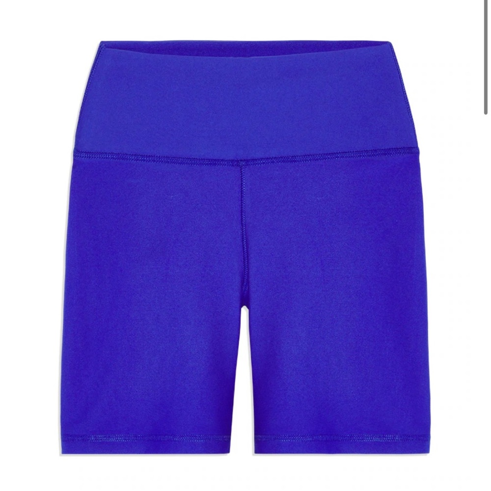 BRAND NEW! WeWoreWhat sapphire biker shorts